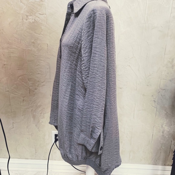 Taupe Moonlight Button Front Shirt - Picture 2 of 4